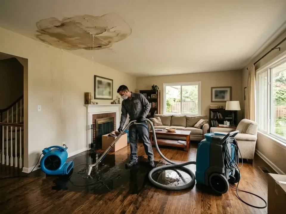 attic-pipe-burst-ceiling-drip-008 — frequently asked questions, Water Damage Restoration & Carpet Care in Carol Stream, IL